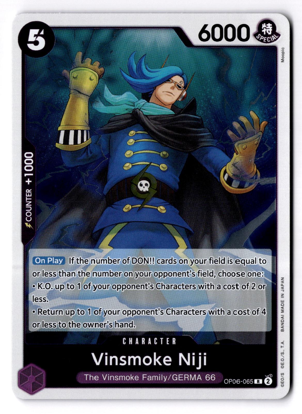 Vinsmoke Niji (Jolly Roger Foil) OP06-065 One Piece NM