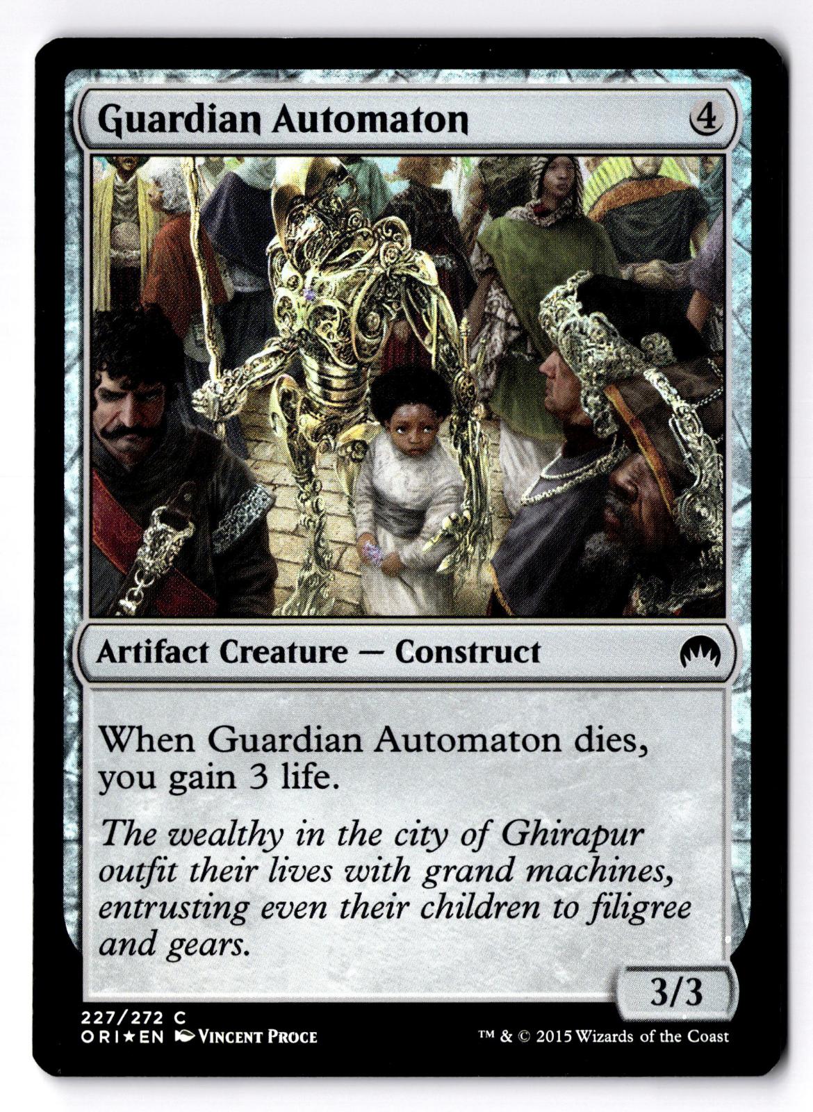 Guardian Automaton 227 Common Magic Origins Magic: The Gathering Foil LP