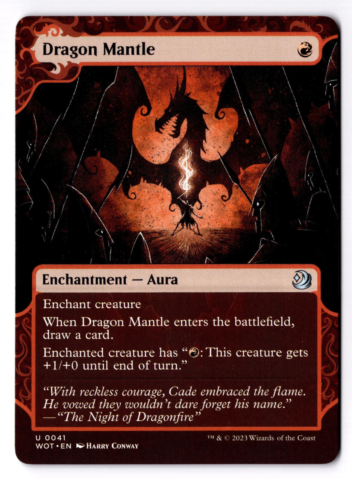Dragon Mantle 41 Wilds of Eldraine: Enchanting Tales Magic: The Gathering LP