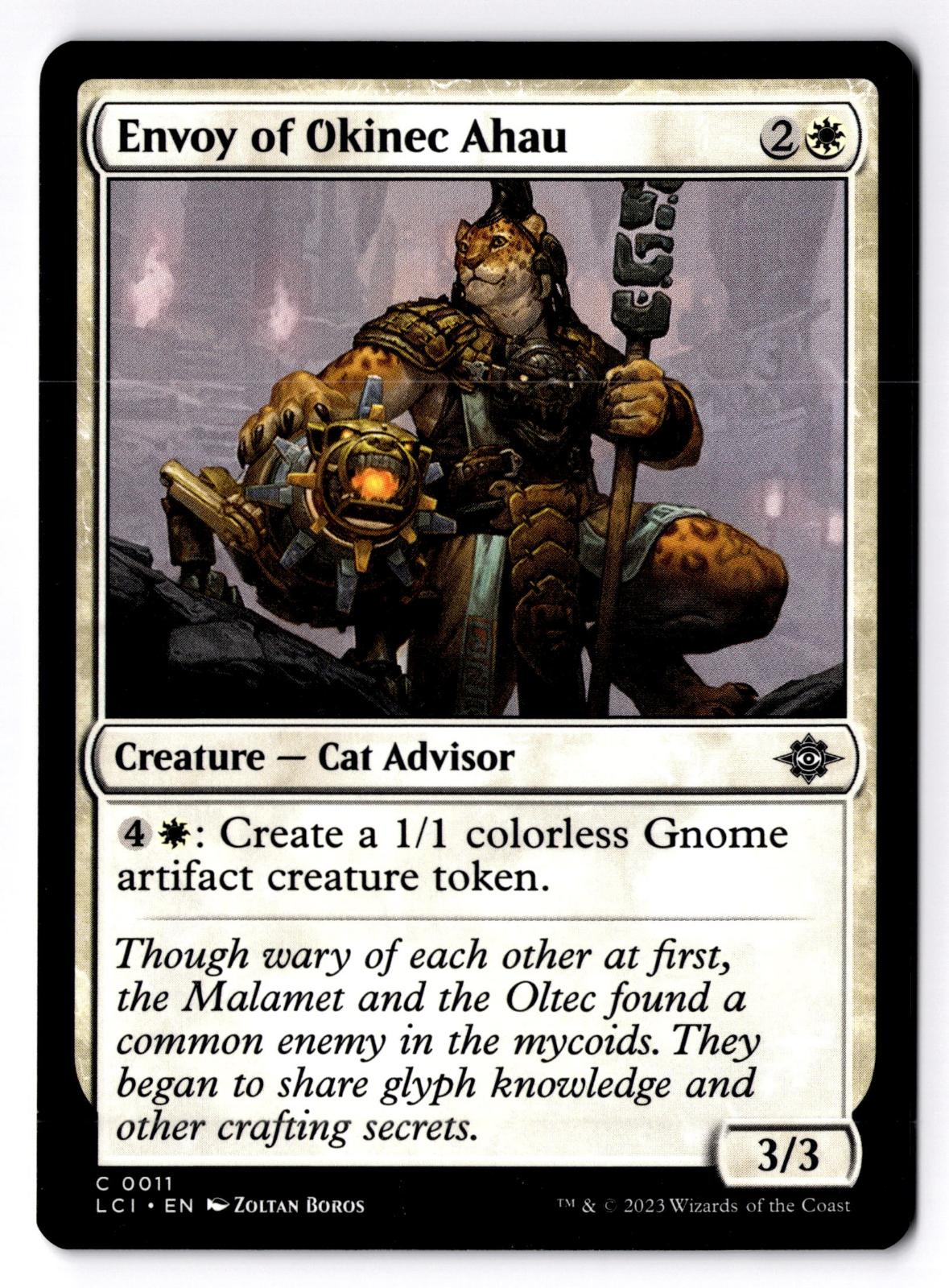 Envoy of Okinec Ahau 11 The Lost Caverns of Ixalan Magic: The Gathering LP
