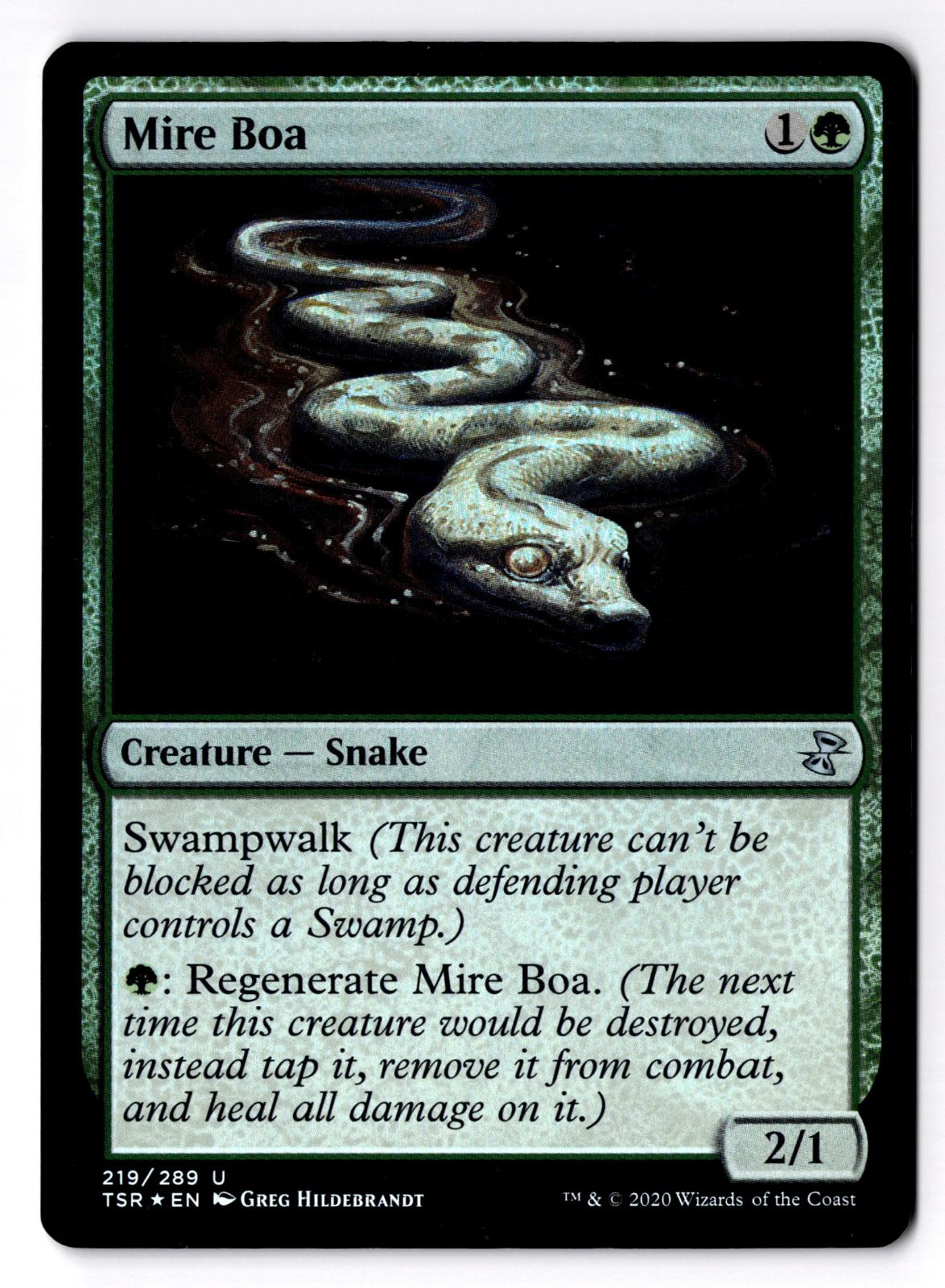 Mire Boa 219 Uncommon Time Spiral: Remastered Magic: The Gathering Foil LP