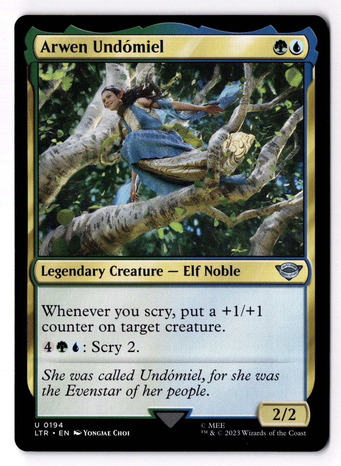 Arwen Undomiel 194 The Lord of the Rings Magic: The Gathering LP