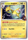 Team Rocket's Ampharos 074/182 Uncommon Destined Rivals Pokemon Near Mint
