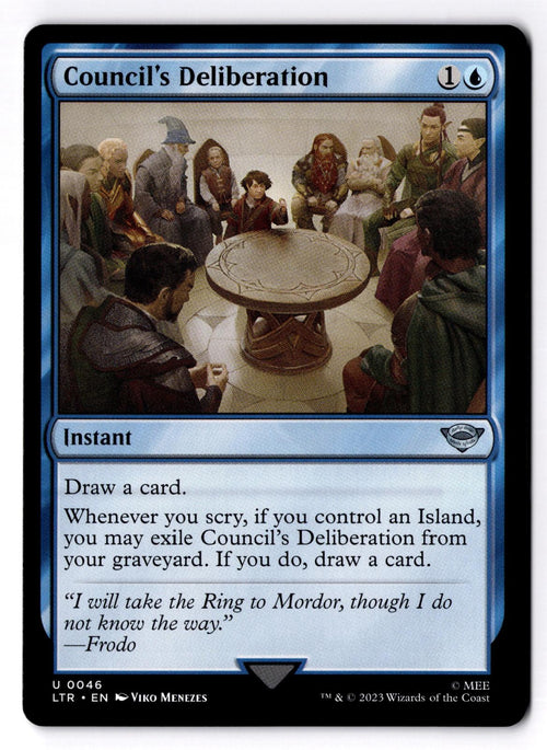 Council's Deliberation 46 The Lord of the Rings Magic: The Gathering LP