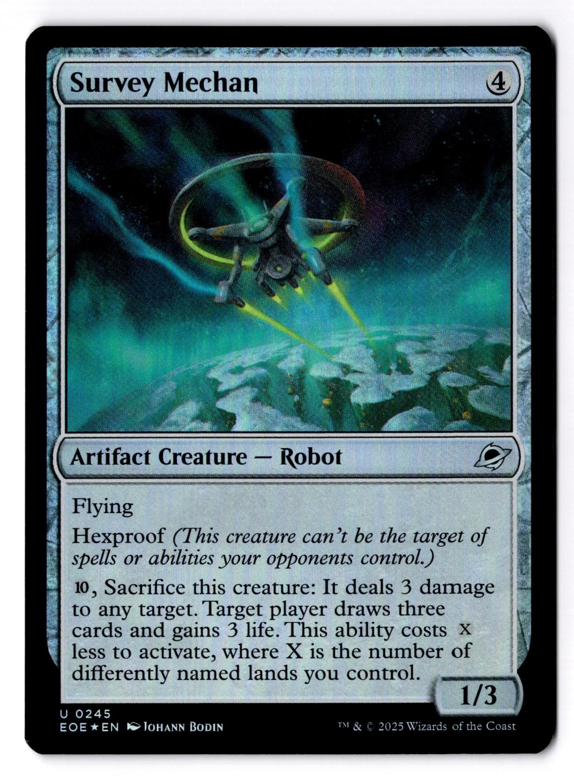 Survey Mechan 245 Uncommon Edge of Eternities Magic: The Gathering Foil LP