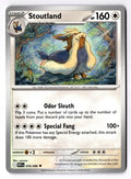 Stoutland 076/086 Uncommon White Flare Pokemon Near Mint