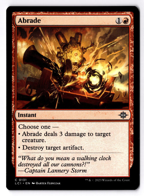Abrade 131 Common The Lost Caverns of Ixalan Magic: The Gathering Lightly Played