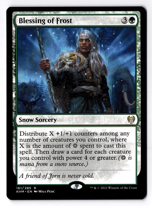 Blessing of Frost 161 Rare Kaldheim Magic: The Gathering Lightly Played