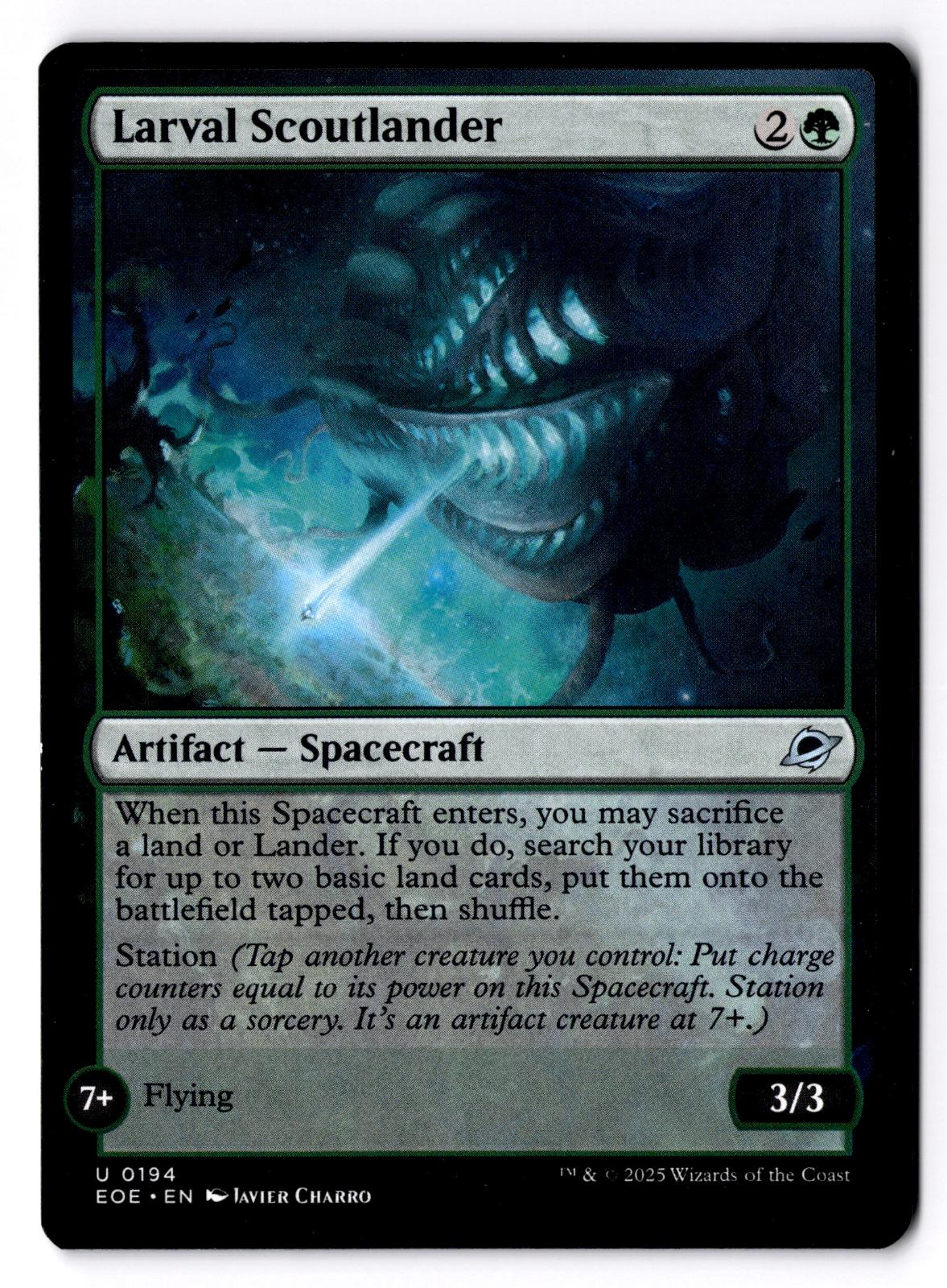 Larval Scoutlander 194 Uncommon Edge of Eternities Magic: The Gathering LP
