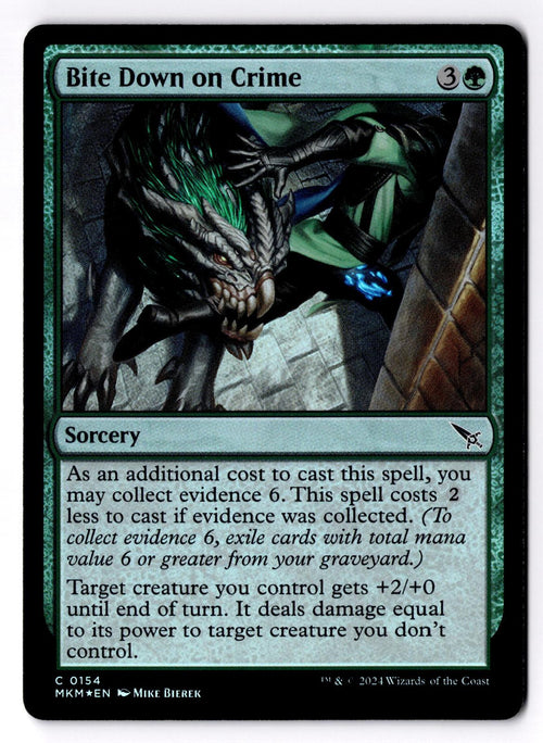 Bite Down on Crime 154 Murders at Karlov Manor Magic: The Gathering Foil LP