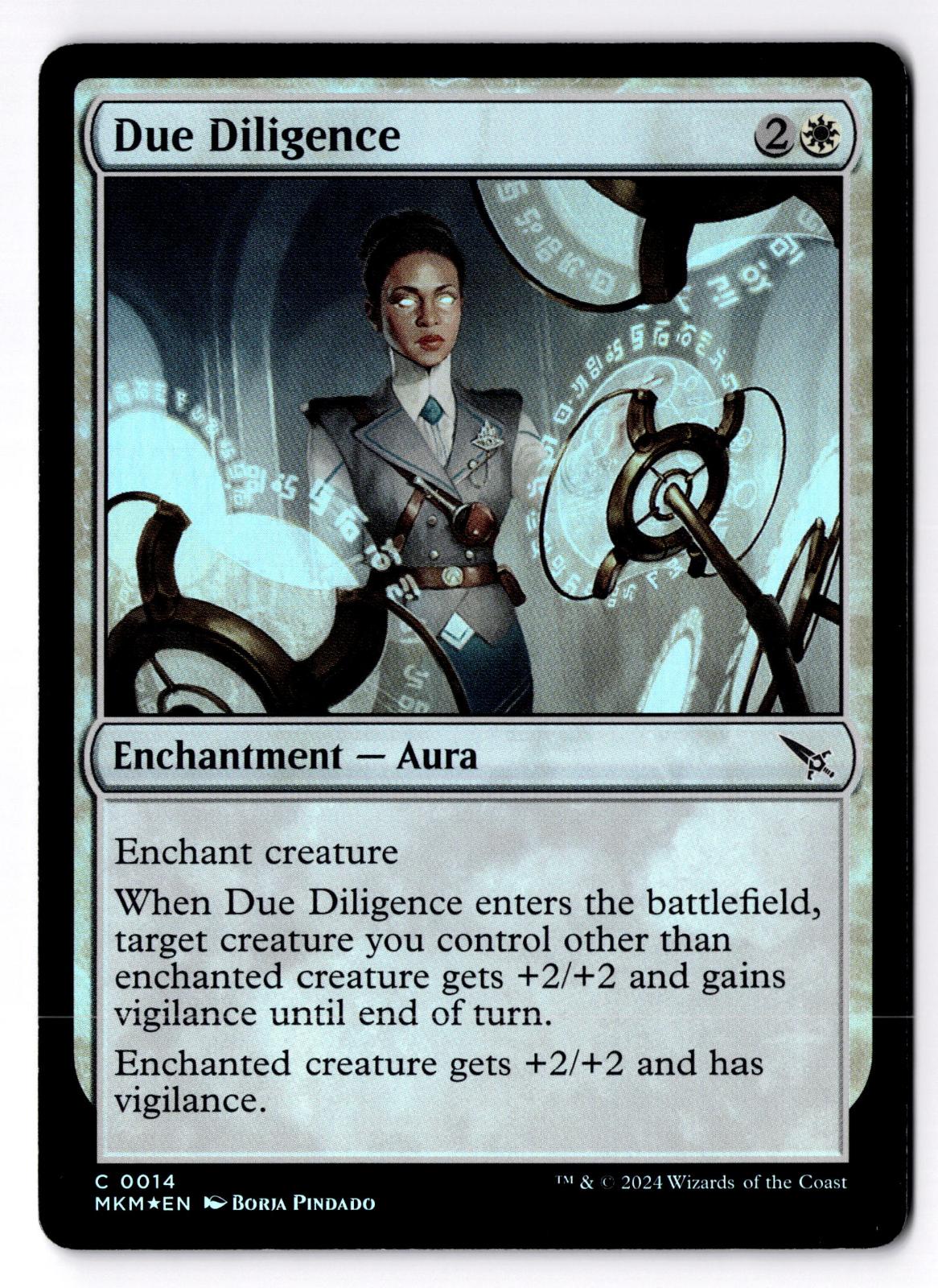 Due Diligence 14 Common Murders at Karlov Manor Magic: The Gathering Foil LP
