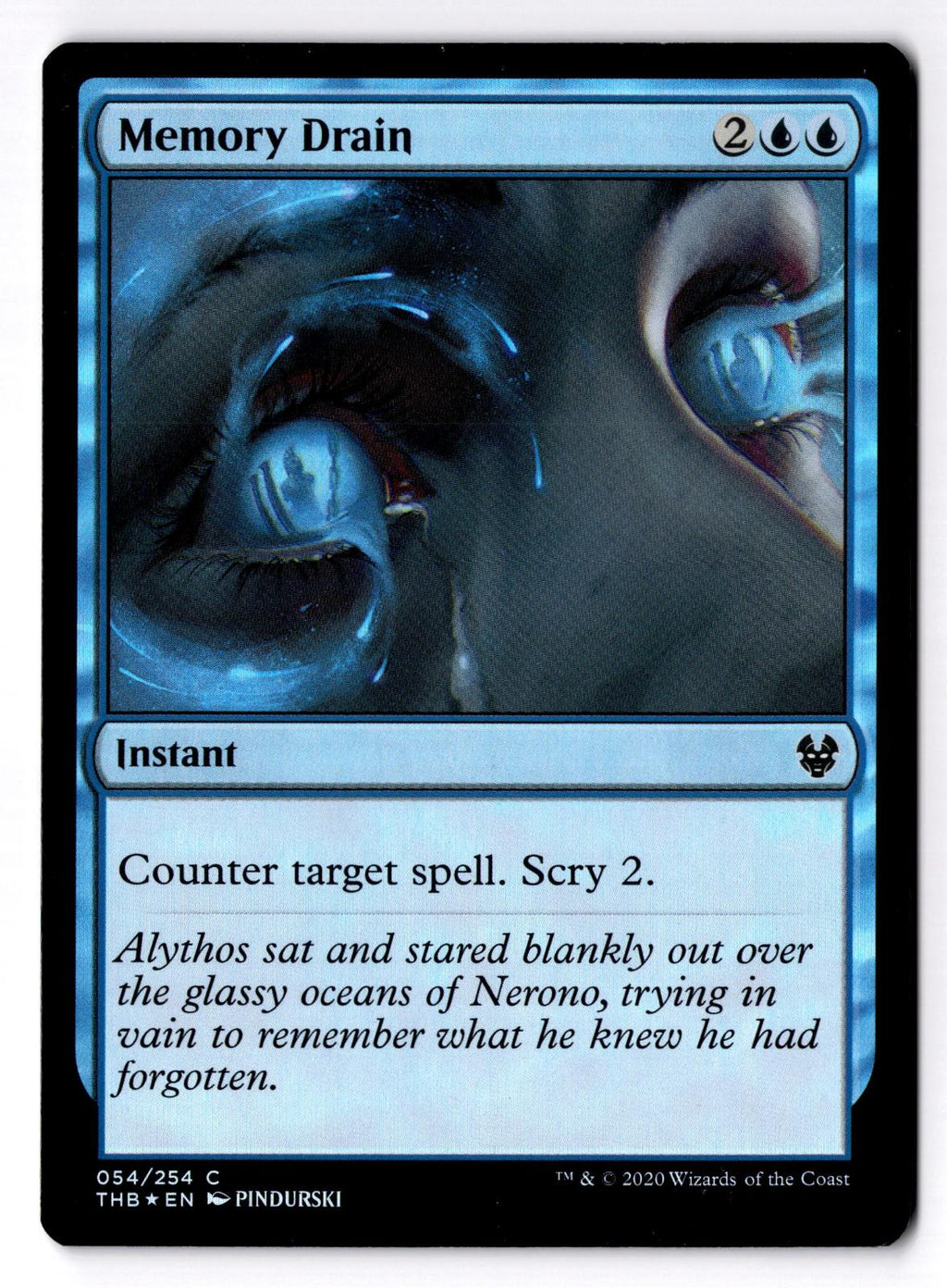 Memory Drain 54 Common Theros Beyond Death Magic: The Gathering Foil LP