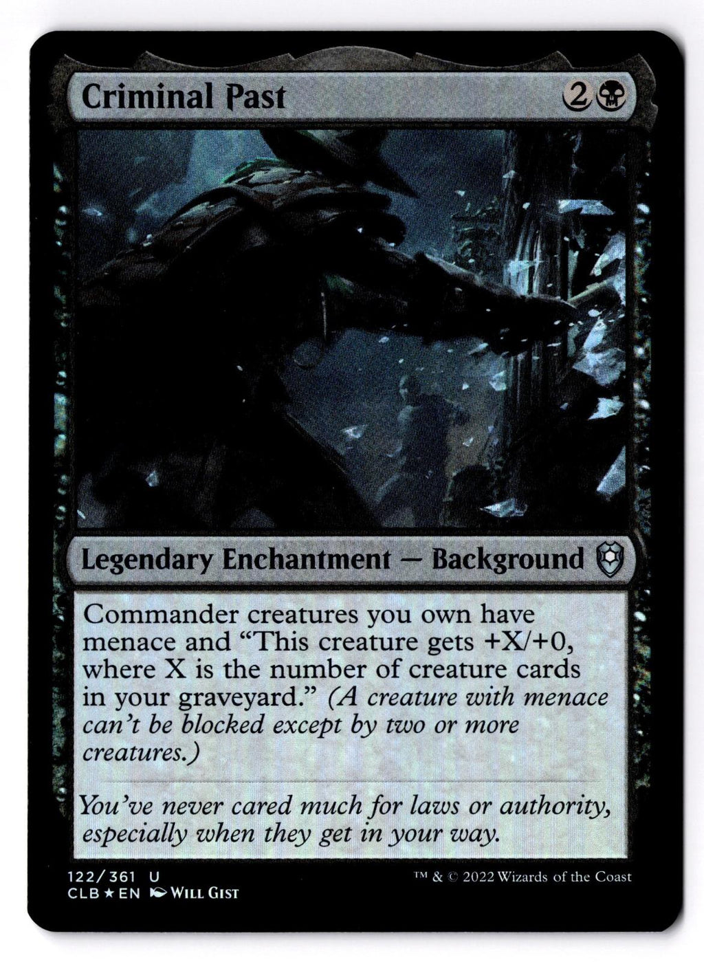 Criminal Past 122 Magic: The Gathering Foil LP