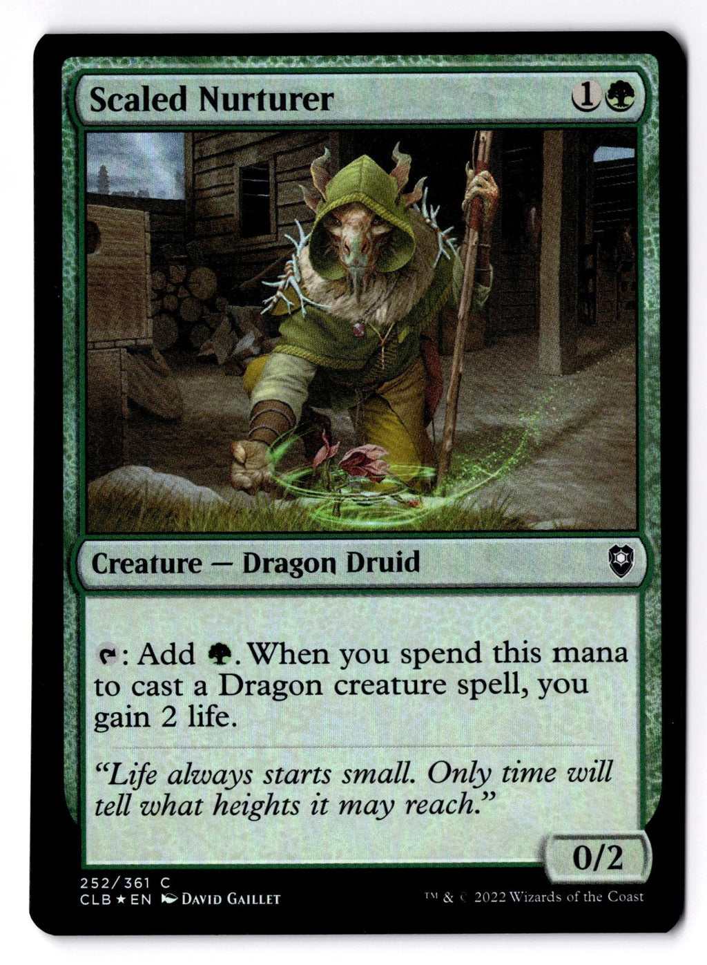 Scaled Nurturer 252 Magic: The Gathering Foil LP