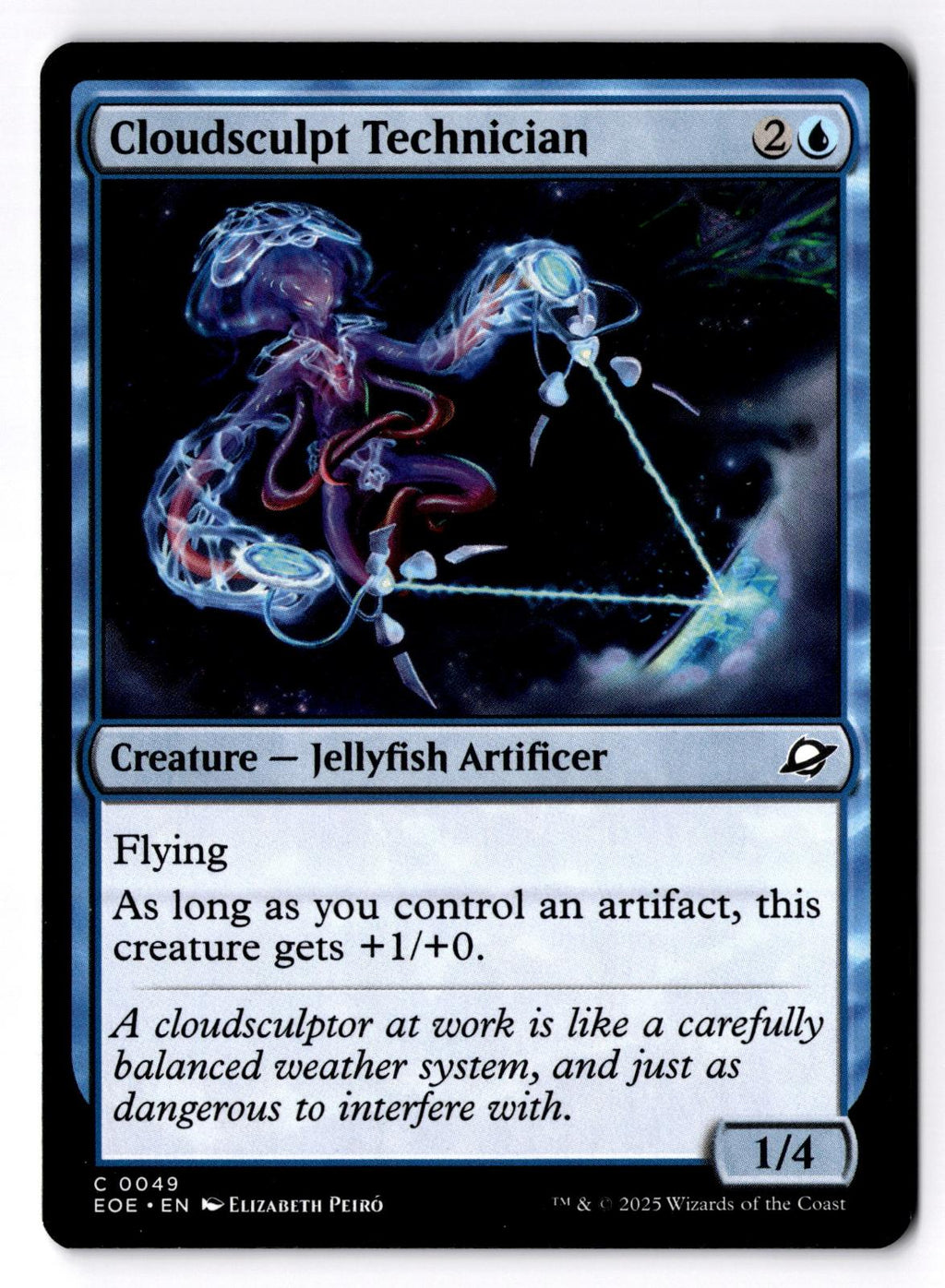 Cloudsculpt Technician 49 Common Edge of Eternities Magic: The Gathering LP