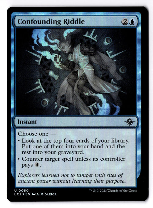 Confounding Riddle 50 The Lost Caverns of Ixalan Magic: The Gathering Foil LP