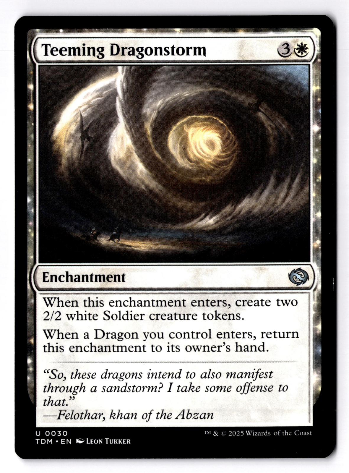 Teeming Dragonstorm 30 Uncommon Tarkir: Dragonstorm Magic: The Gathering LP