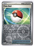 Poke Ball 185/198 Common Scarlet & Violet Pokemon Reverse Holo Near Mint