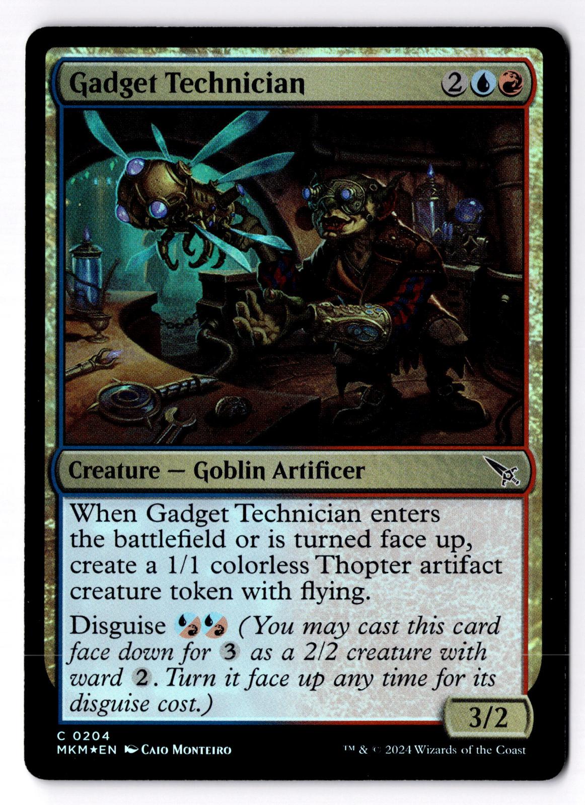 Gadget Technician 204 Murders at Karlov Manor Magic: The Gathering Foil LP