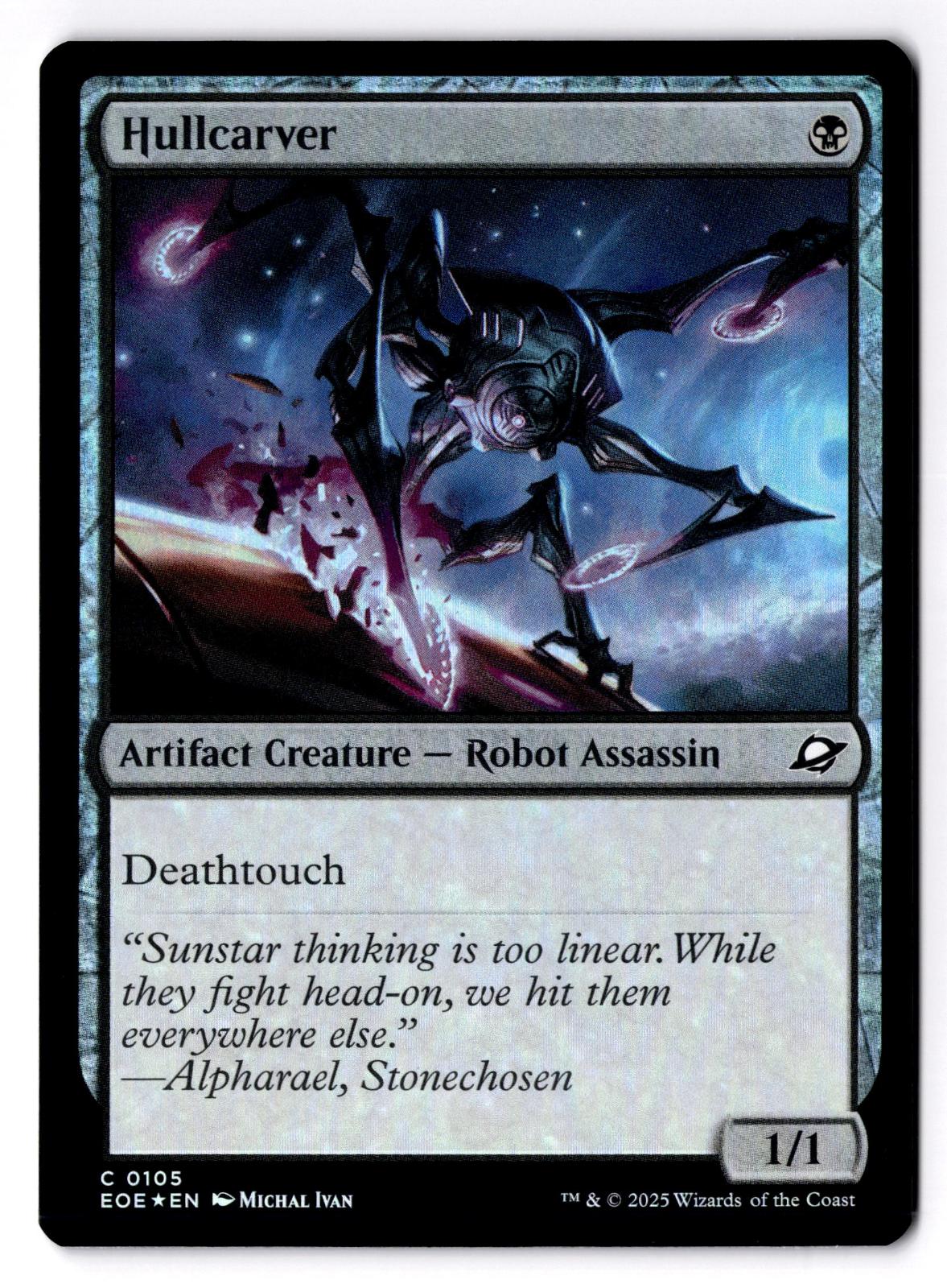 Hullcarver 105 Common Edge of Eternities Magic: The Gathering Foil LP