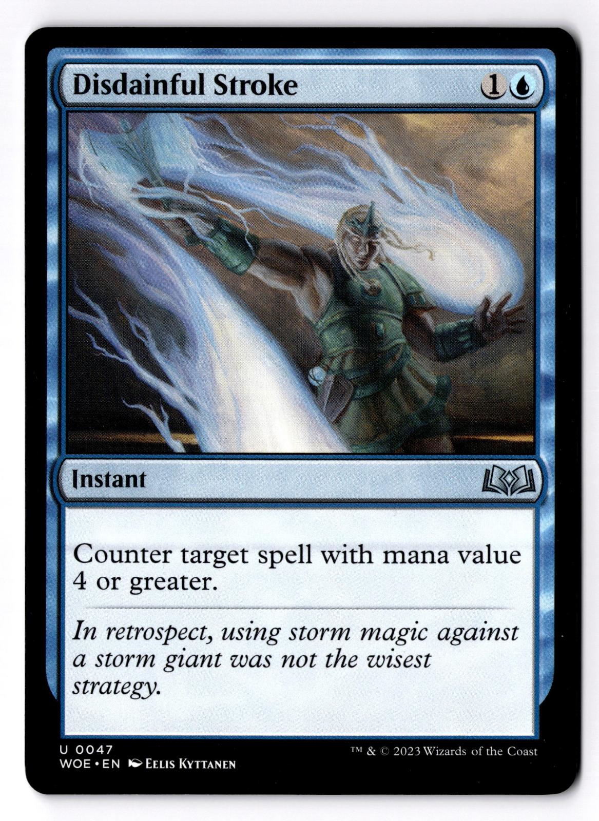 Disdainful Stroke 47 Uncommon Wilds of Eldraine Magic: The Gathering LP