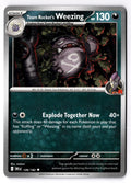 Team Rocket's Weezing 126/182 Uncommon Destined Rivals Pokemon Near Mint