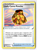 Leafy Camo Poncho 160/195 Uncommon Silver Tempest Pokemon Near Mint