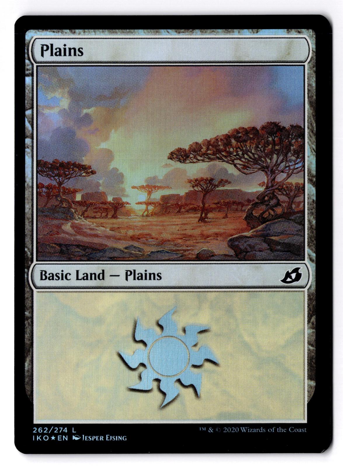 Plains (262) 262 Land Ikoria: Lair of Behemoths Magic: The Gathering Foil LP