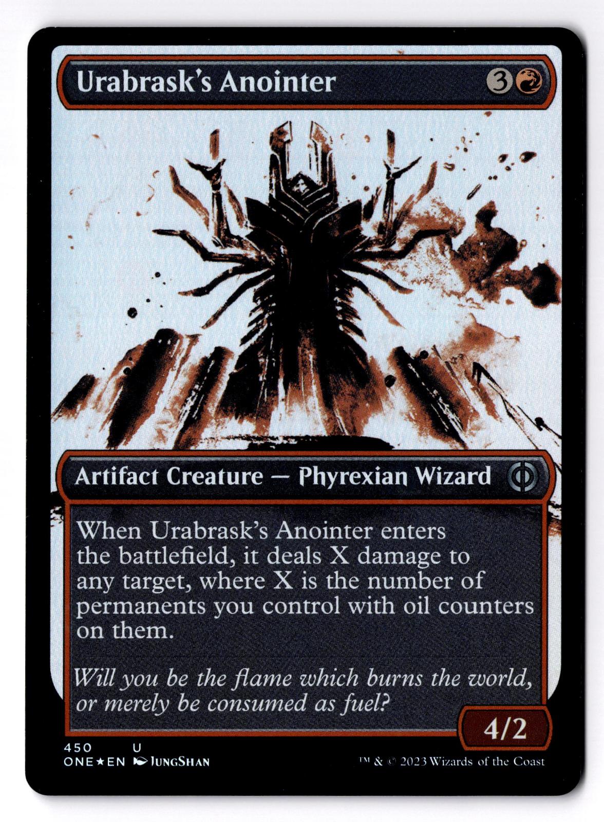 Urabrask's Anointer Showcase Step-and-Compleat Foil 450 Magic: The Gathering LP