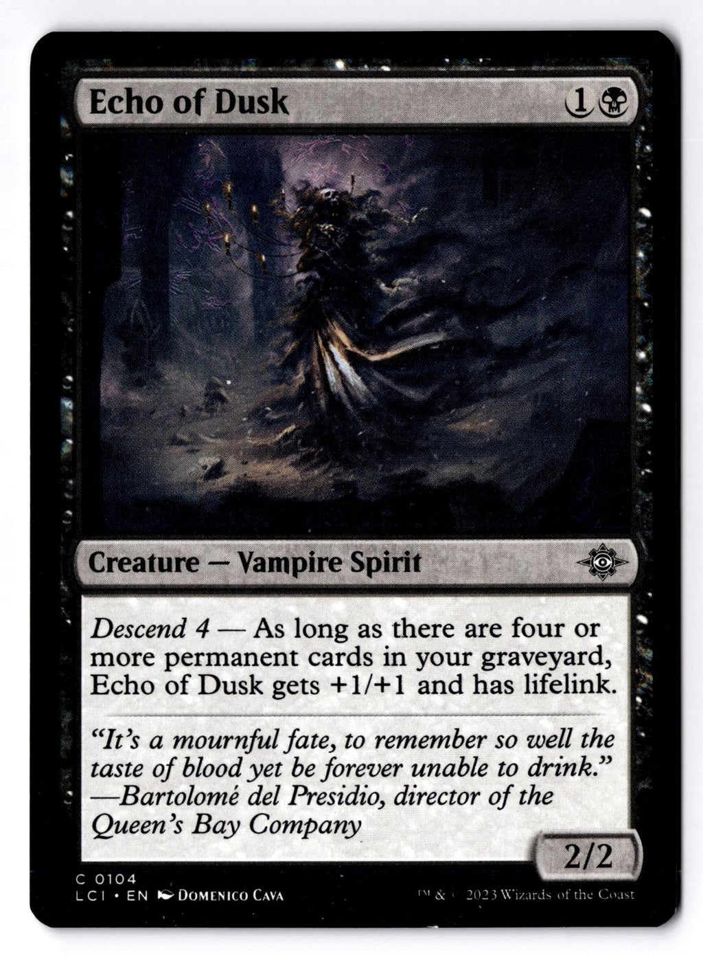 Echo of Dusk 104 Common The Lost Caverns of Ixalan Magic: The Gathering LP