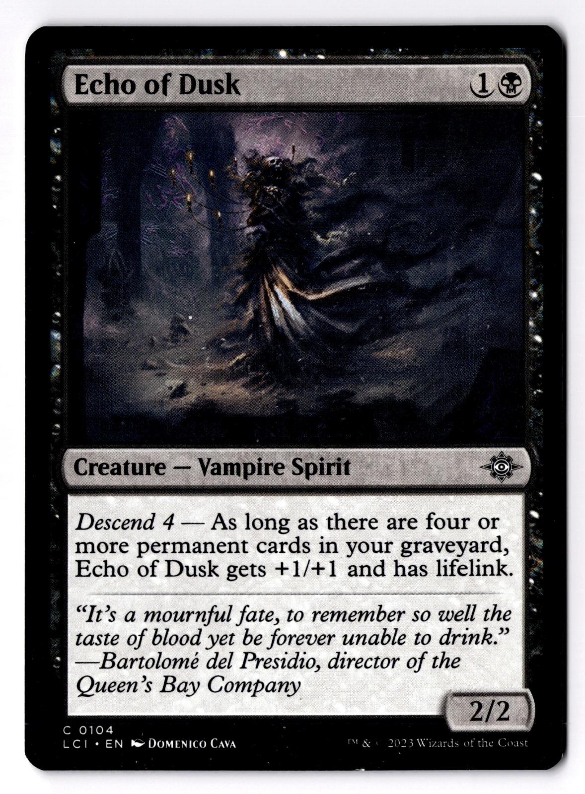 Echo of Dusk 104 Common The Lost Caverns of Ixalan Magic: The Gathering LP