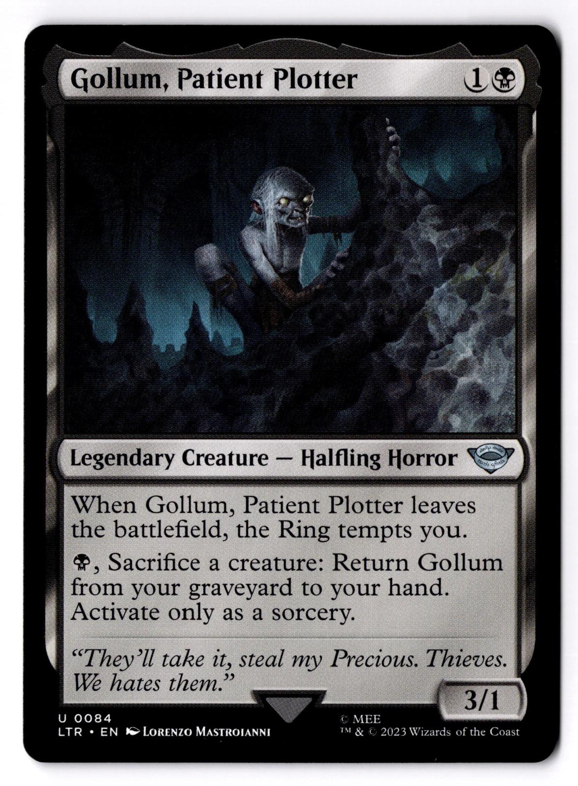Gollum, Patient Plotter 84 Magic: The Gathering LP