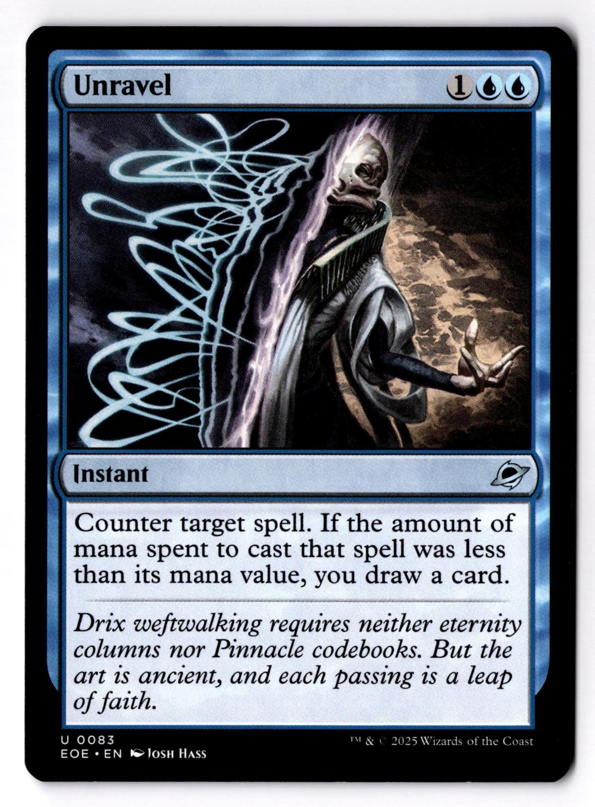 Unravel 83 Uncommon Edge of Eternities Magic: The Gathering Lightly Played