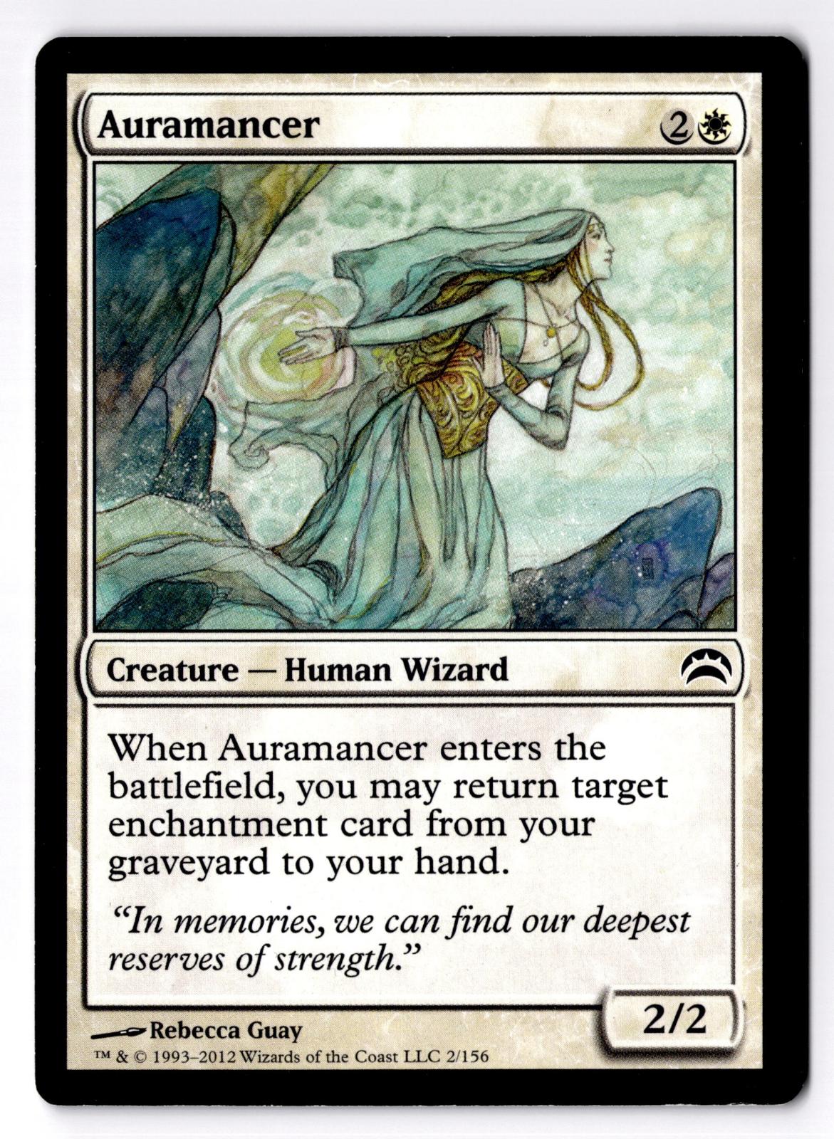 Auramancer 2 Common Planechase 2012 Magic: The Gathering Moderately Played