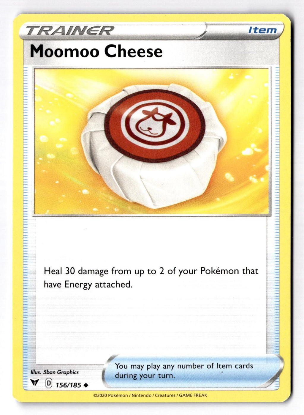 Moomoo Cheese 156/185 Uncommon Vivid Voltage Pokemon Near Mint