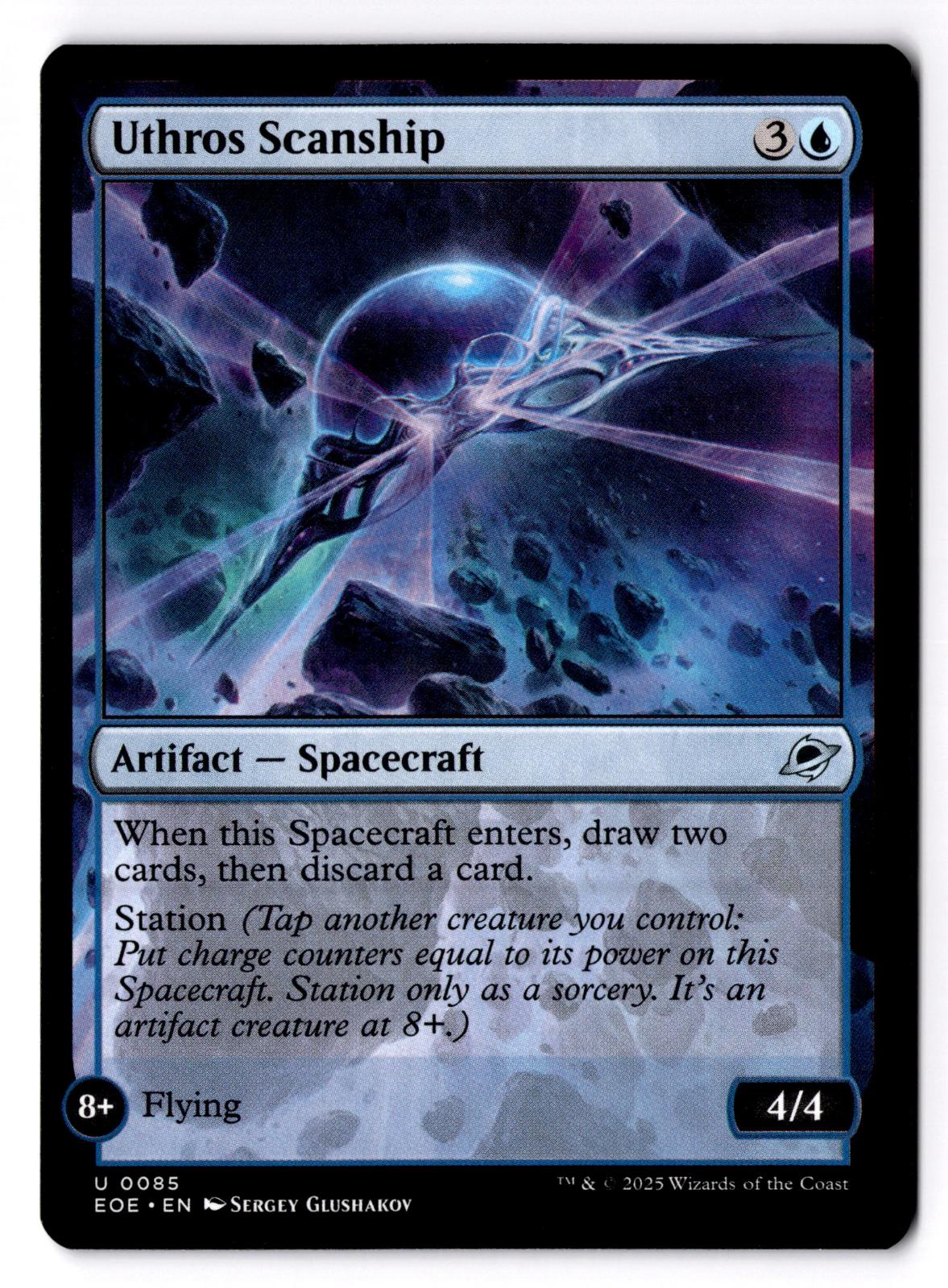 Uthros Scanship 85 Uncommon Edge of Eternities Magic: The Gathering LP