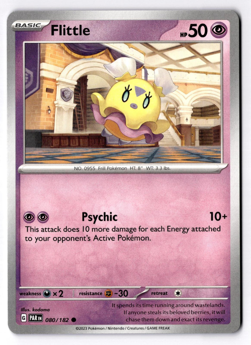 Flittle 080/182 Common Paradox Rift Pokemon Near Mint