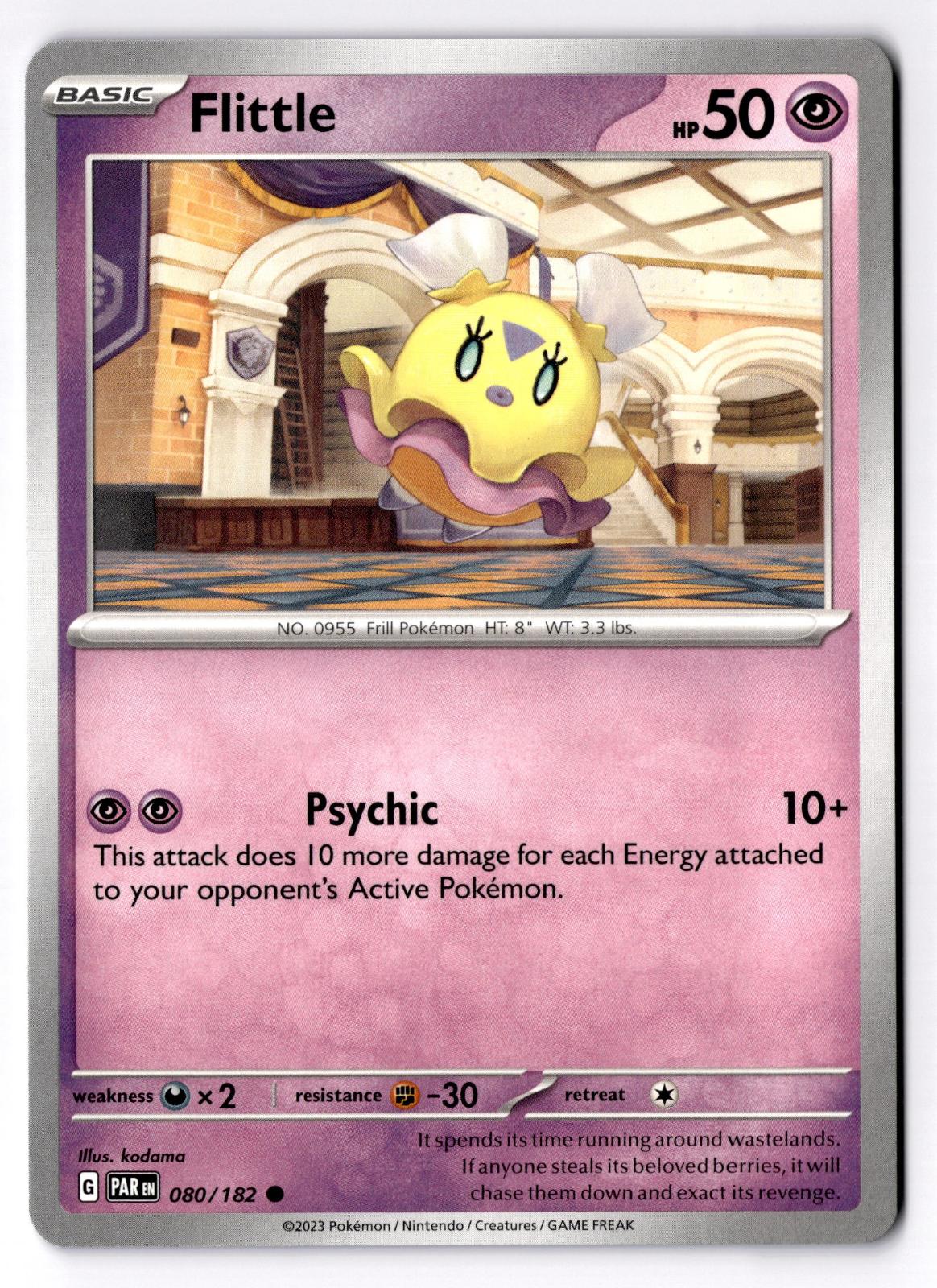 Flittle 080/182 Common Paradox Rift Pokemon Near Mint