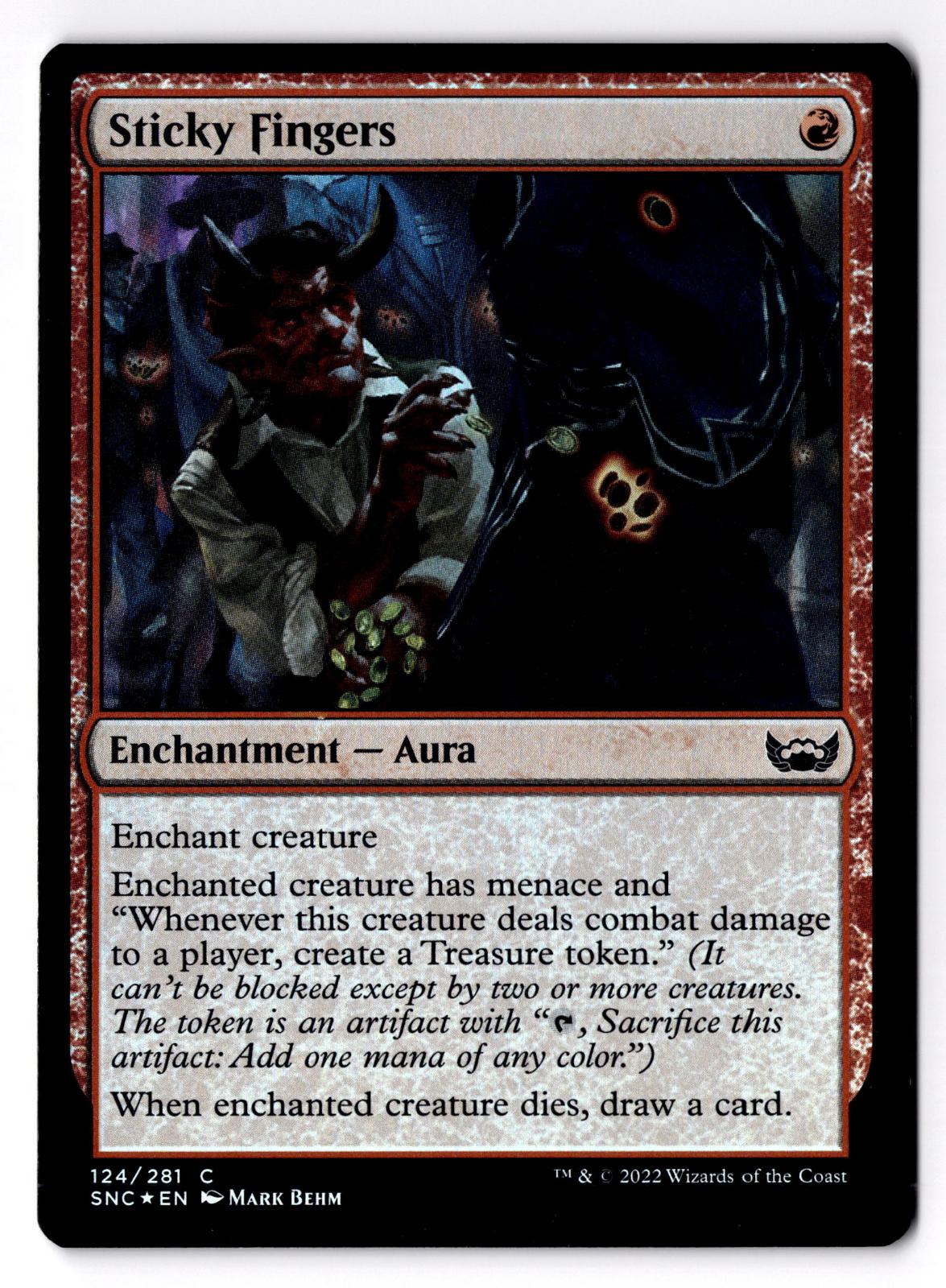 Sticky Fingers 124 Common Streets of New Capenna Magic: The Gathering Foil LP