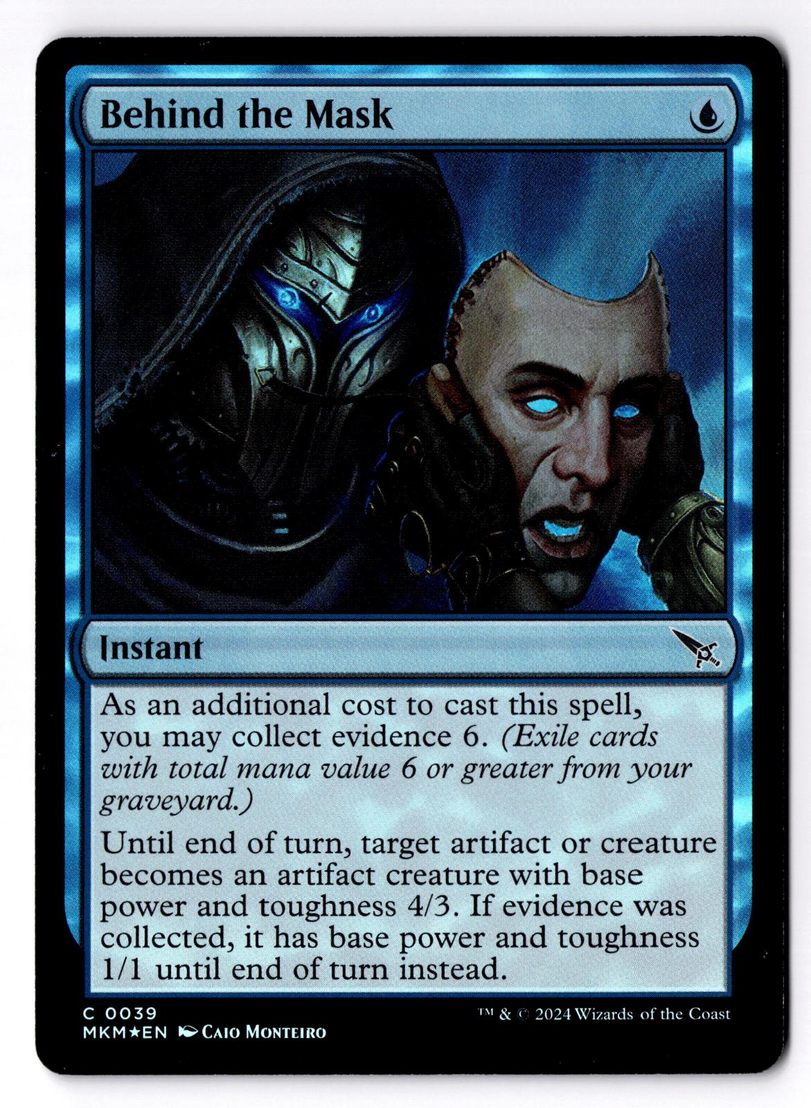 Behind the Mask 39 Common Murders at Karlov Manor Magic: The Gathering Foil LP