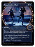 Unauthorized Exit (Showcase) 298 Murders at Karlov Manor Magic: The Gathering LP