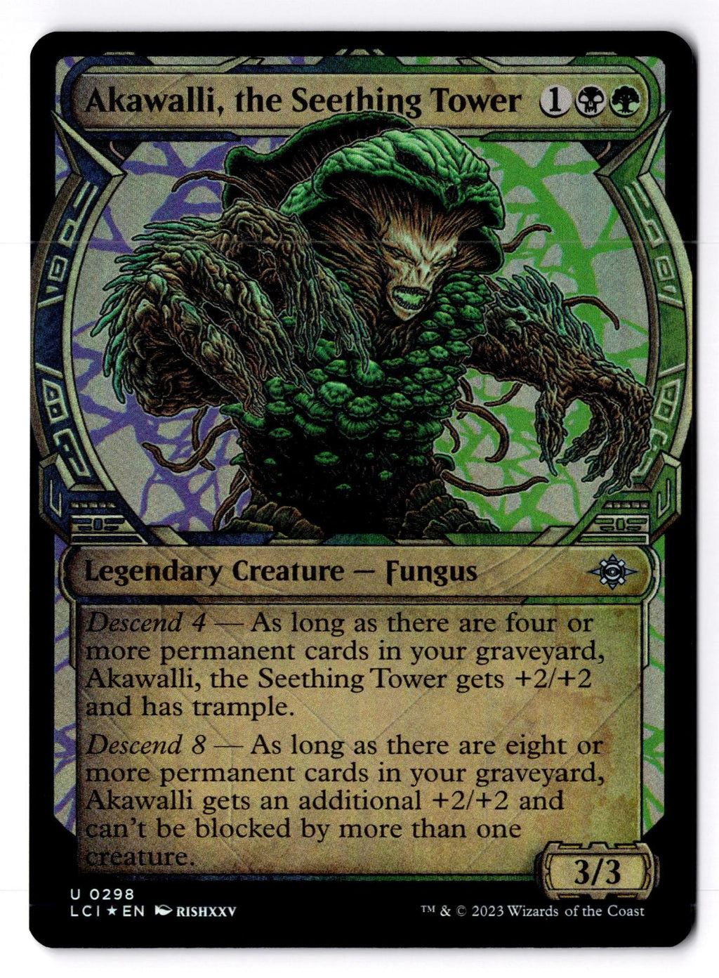 Akawalli, the Seething Tower (Showcase) 298 Magic: The Gathering Foil LP