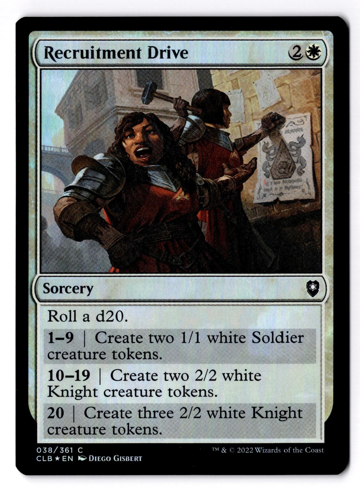Recruitment Drive 38 Magic: The Gathering Foil LP