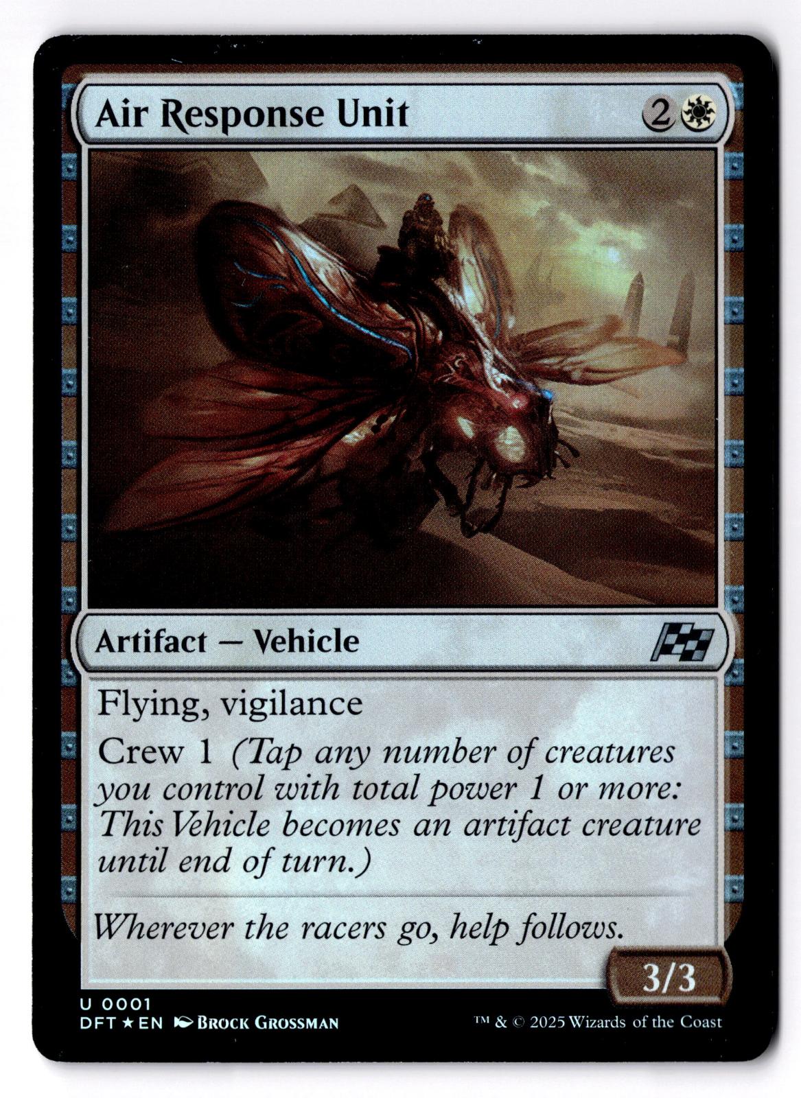 Air Response Unit 1 Uncommon Aetherdrift Magic: The Gathering Foil LP