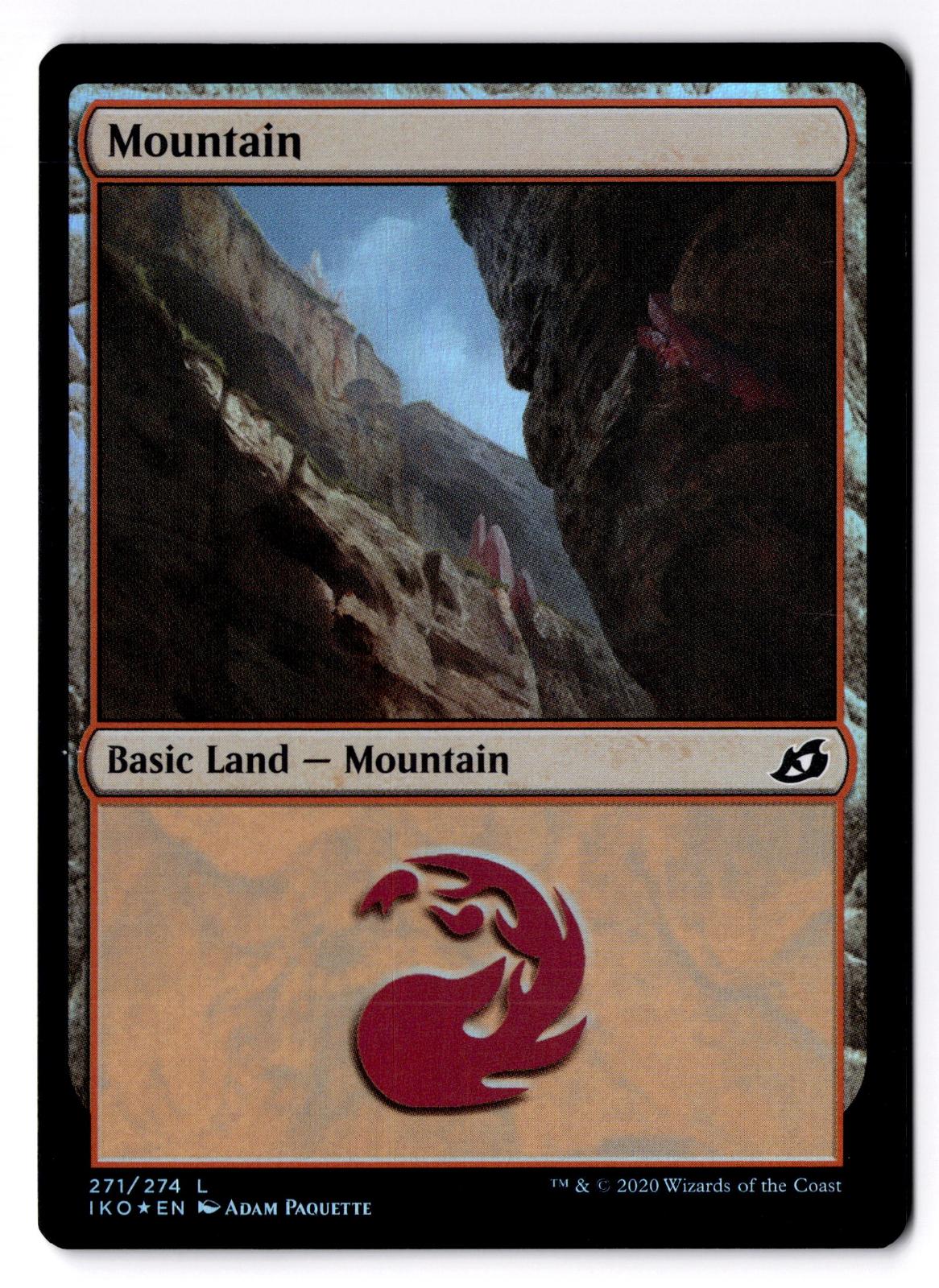 Mountain (271) 271 Land Ikoria: Lair of Behemoths Magic: The Gathering Foil LP