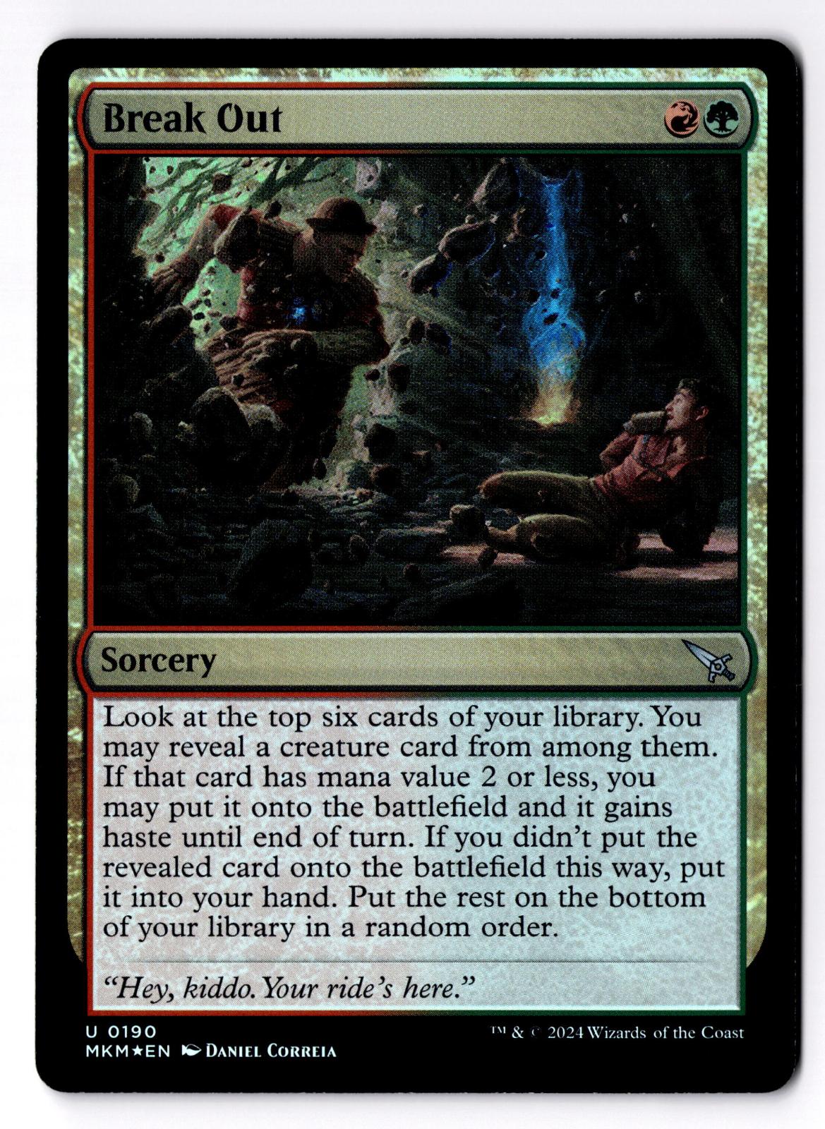 Break Out (a) 190 Uncommon Murders at Karlov Manor Magic: The Gathering Foil LP