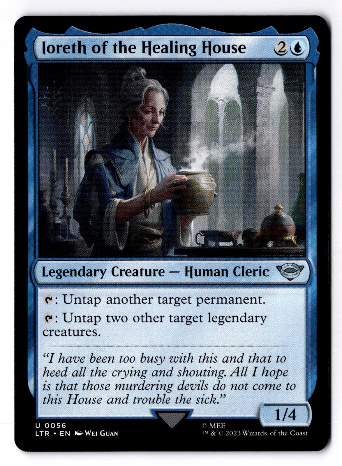 Ioreth of the Healing House 56 The Lord of the Rings Magic: The Gathering LP