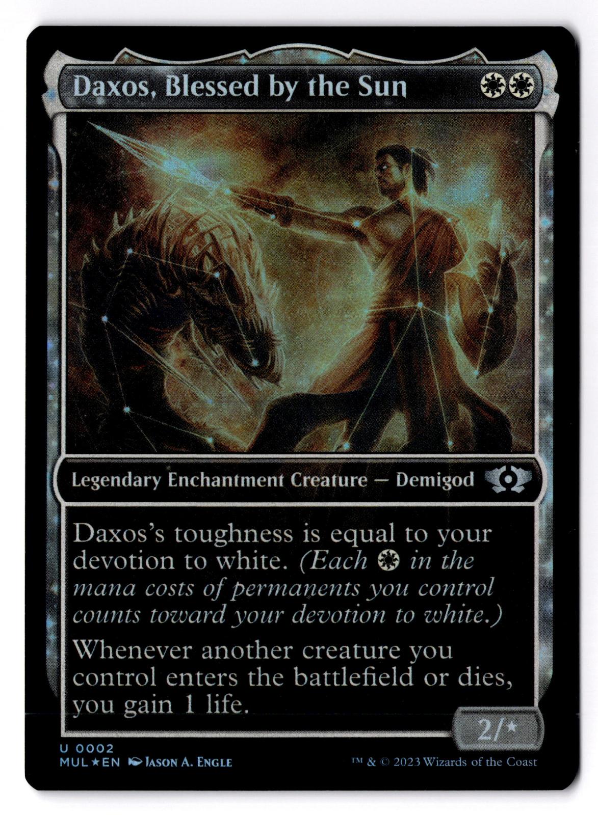Daxos, Blessed by the Sun 2 Magic: The Gathering Foil LP
