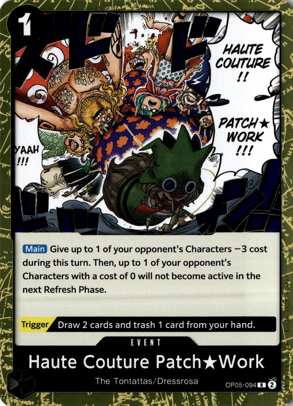 Haute Couture Patch Work OP05-094 Awakening of the New Era One Piece Foil NM