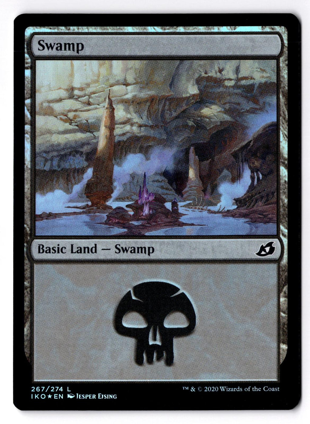 Swamp (267) 267 Land Ikoria: Lair of Behemoths Magic: The Gathering Foil LP